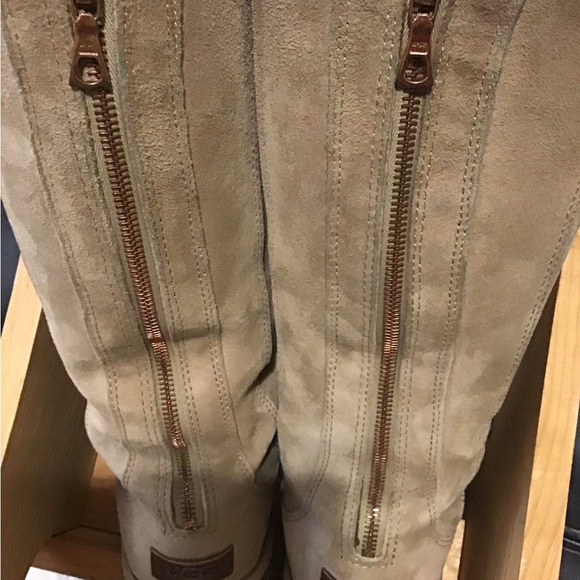 UGG Classic Beige Suede Boots - Picture 7 of 7